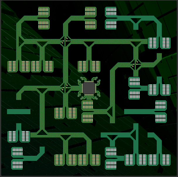 Picture of a netwalk ICE puzzle