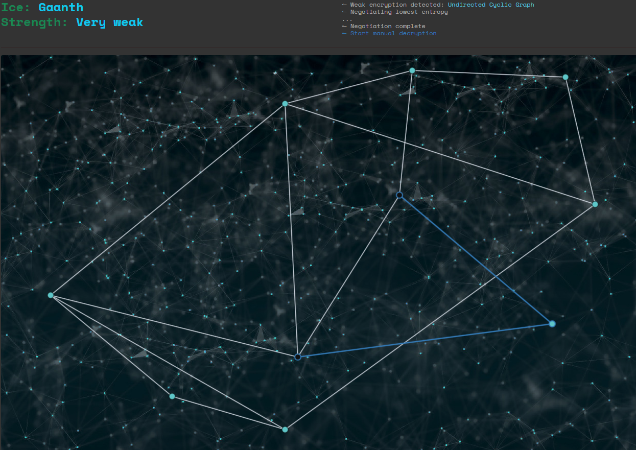 Picture of a tangle ICE puzzle